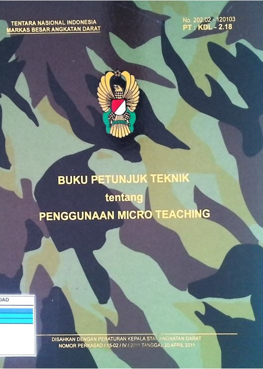 Buku Petunjuk Teknik Penggunaan Micro Teaching